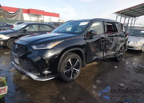 2022 Toyota Highlander Xse from USA, damaged, VIN 5TDLZRBH1NS244660